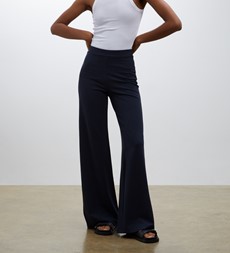 Reyna Navy Ponte Jersey Trouser