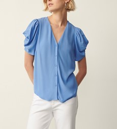 Jan Light Blue Blouse