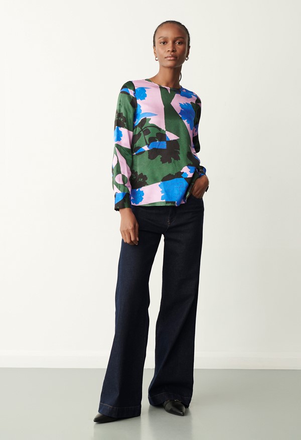 Maddison Pink Floral Blouse