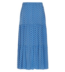 Simone Blue Spot Skirt