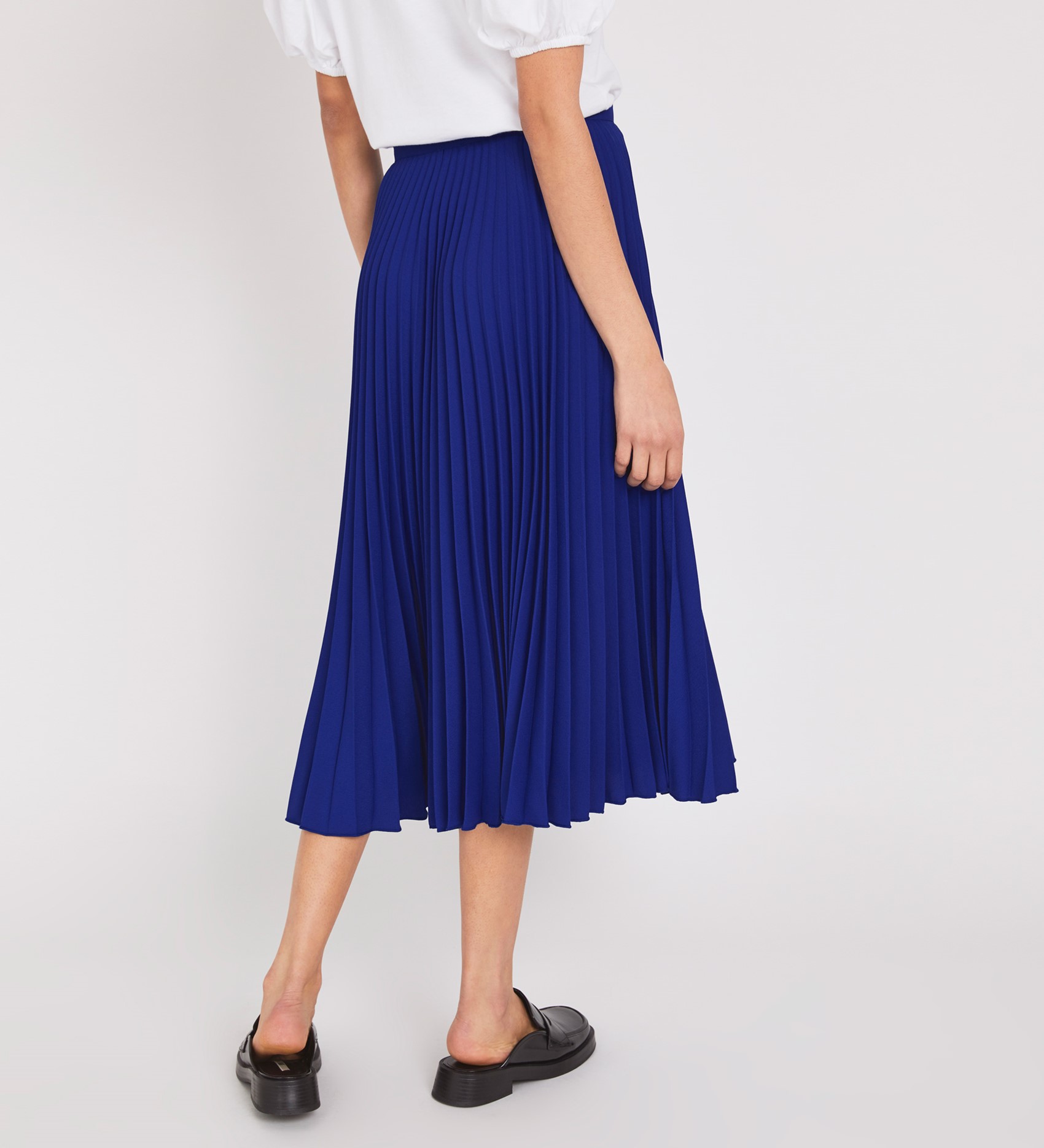 Plain Cobalt Blue Skirt | Finery London