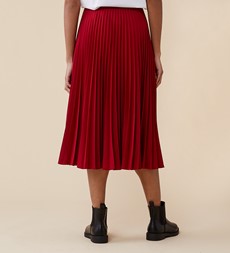 Lottie Midi Dark Red Skirt