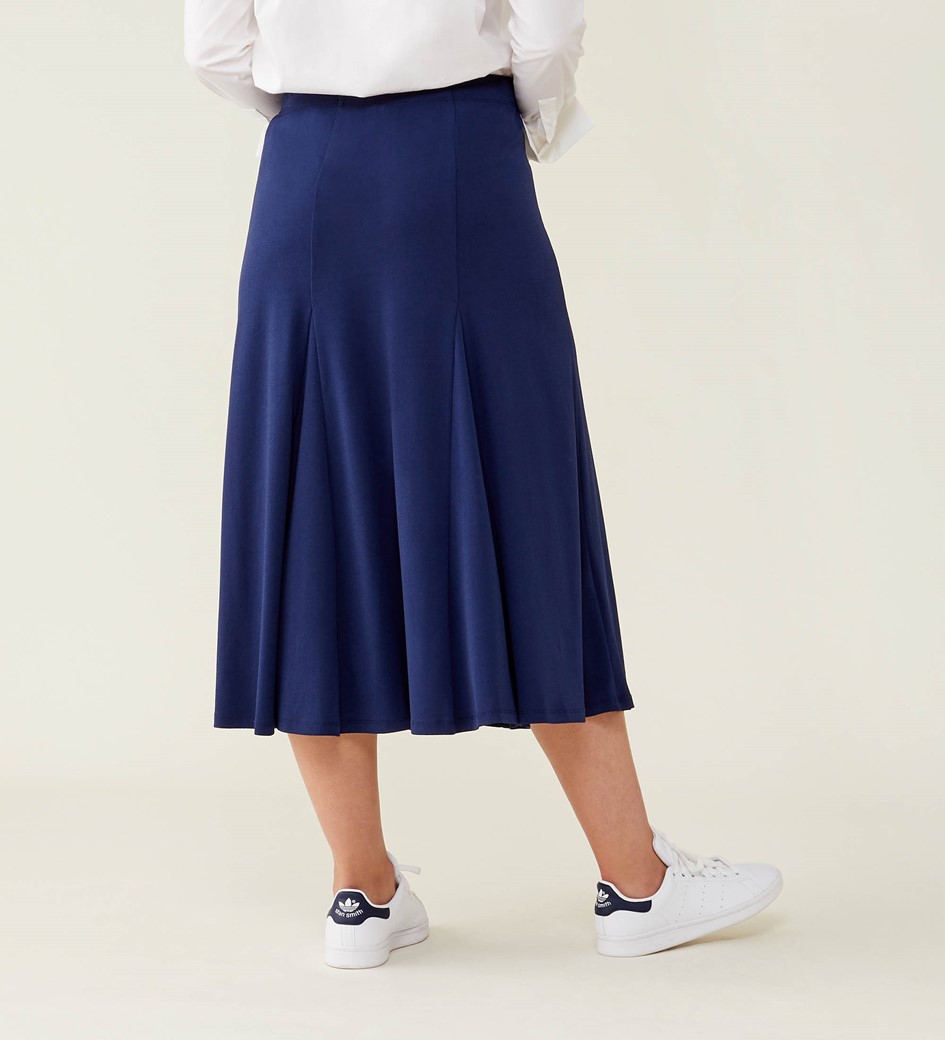 Delores Jersey Crepe Midi Skirt