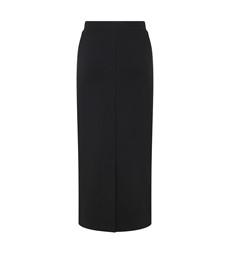 Ives Black Ponte Jersey Midi Skirt