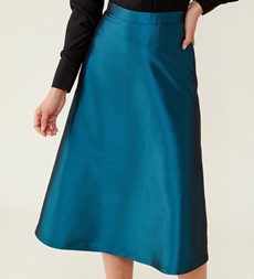 Naia Emerald Taffeta Skirt