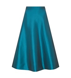Naia Emerald Taffeta Skirt