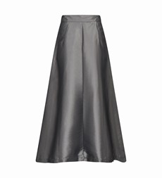 Naia Silver Taffeta Skirt