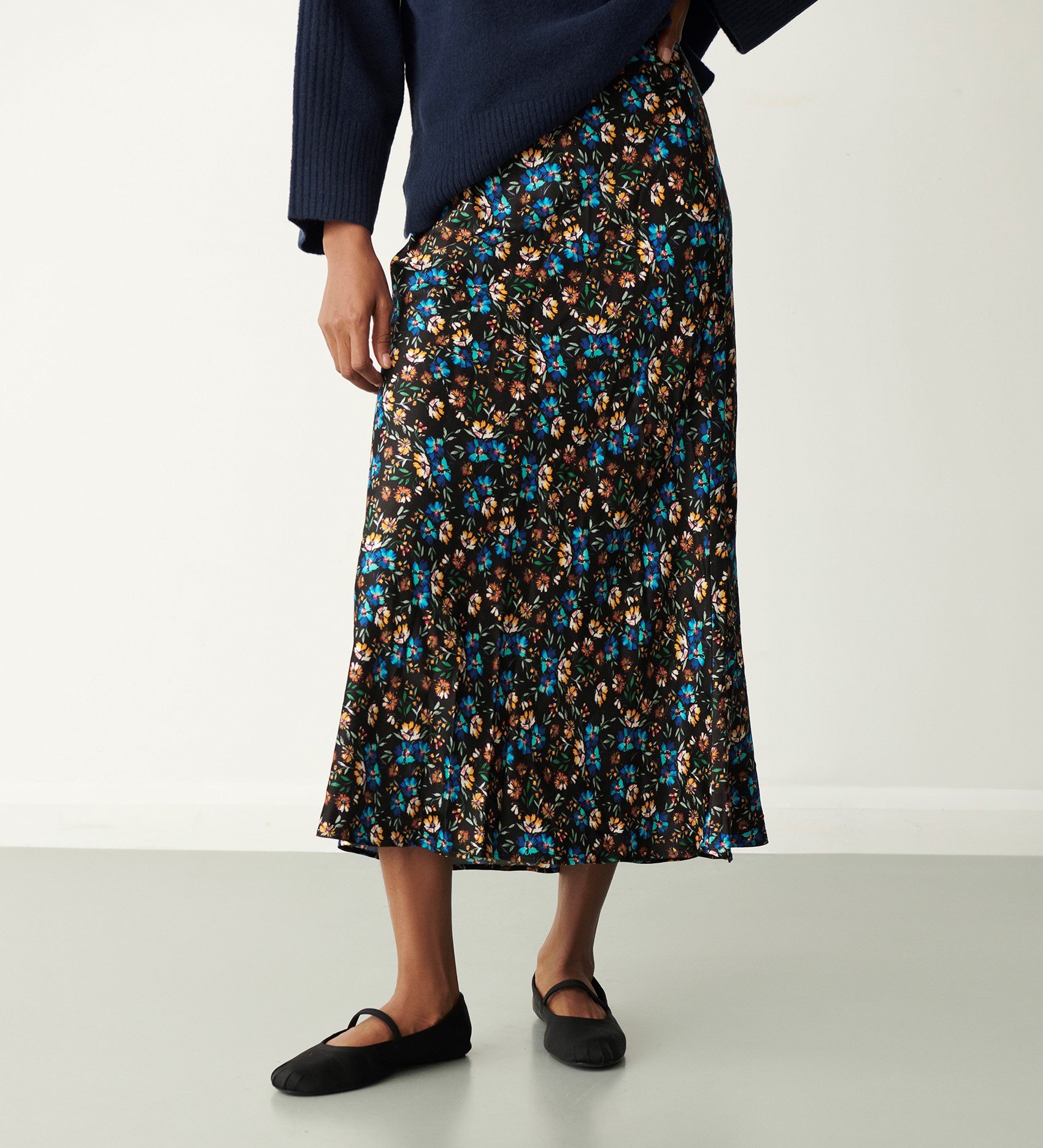 Floral midi 2025 skirt 60