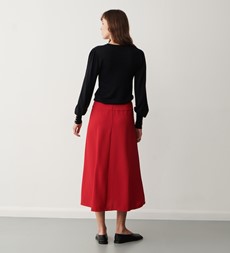 Celia Red Midi Skirt