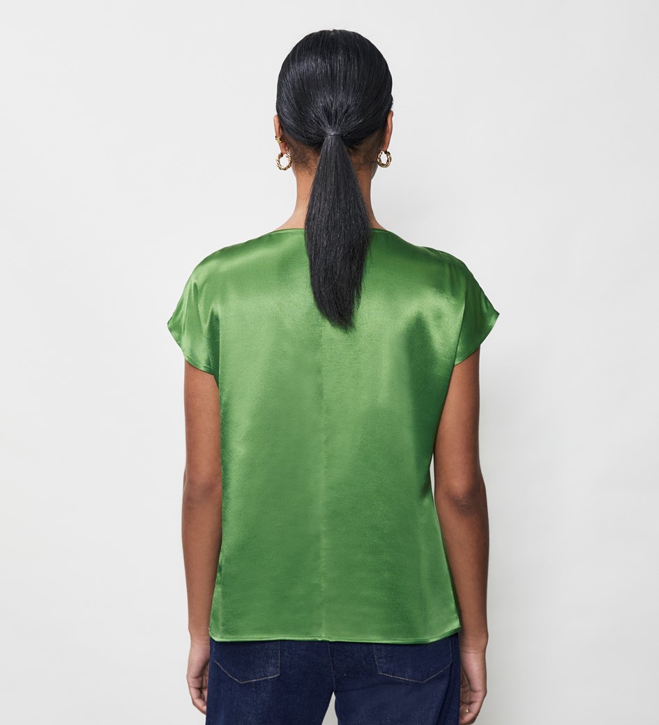 Jerry Green Satin Top