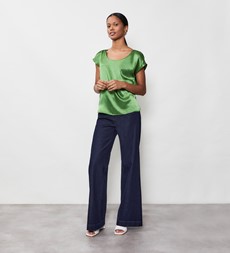 Jerry Green Satin Top