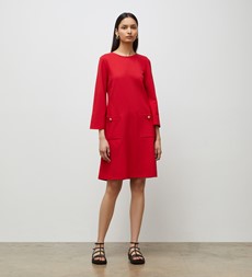 Leilani Red Knee Length Dress